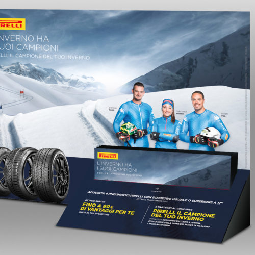 Pirelli espositore promo winter 2017