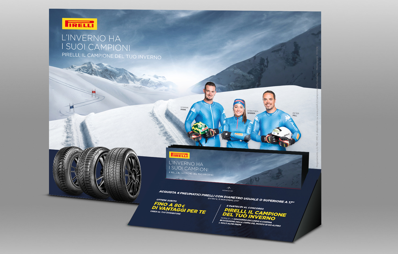Pirelli espositore promo winter 2017